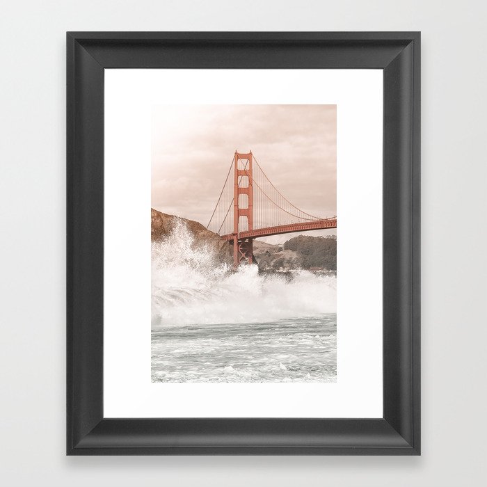 Baker Beach California Framed Art Print