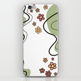 minimalist flow iPhone Skin