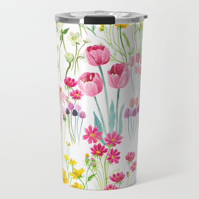 field flower bouquet Travel Mug