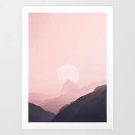 Mountain Silhouette 2 Art Print