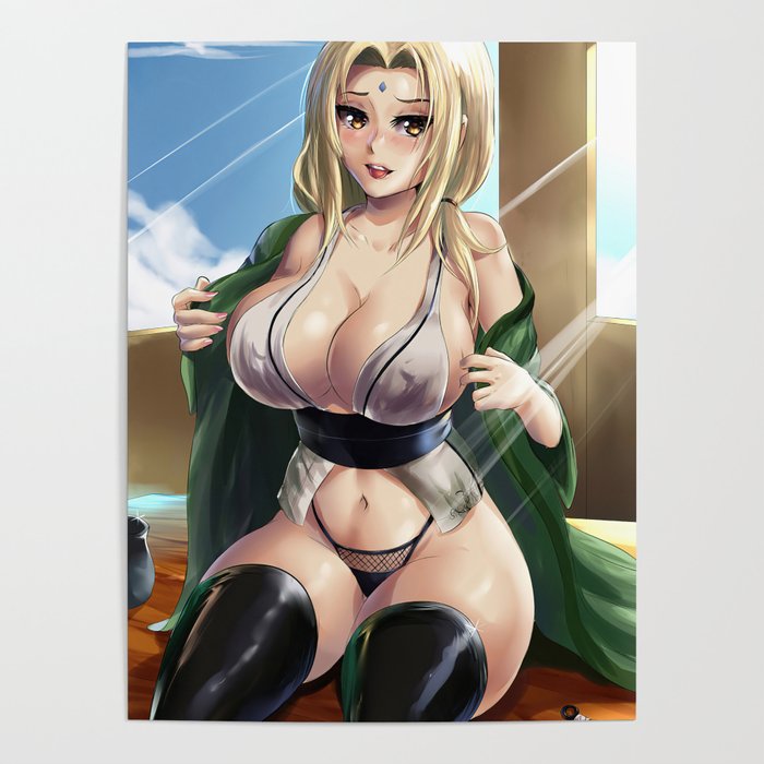 Tsunade Hime Poster by Katarina Herring | Society6