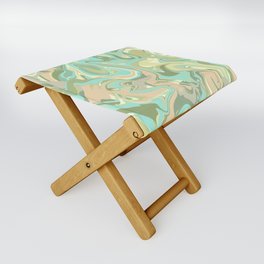 Spring Marbling Folding Stool