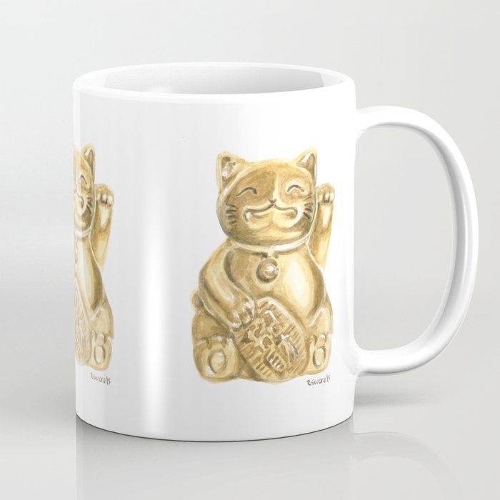 Lucky Cat Coffee Mug By Robinewers Society6
