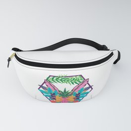 Pastel Tropic Vibes Fanny Pack