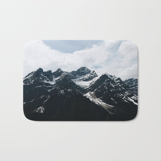 Mountains In Icefield Parkway Bath Mat