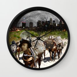 Black Women Are The Mules Of The Earth - Zora Neale Hurston Wall Clock | Slavery, Space, Landscapeart, Moon, Zoranealehurston, Blackwomen, Angryblackwomen, Africanmasks, Mulesoftheearth, Digitalart 