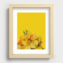 Yellow Lily Recessed Framed Print
