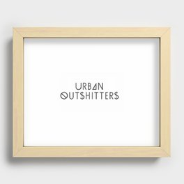Urban Out$hitter$ Logo Recessed Framed Print