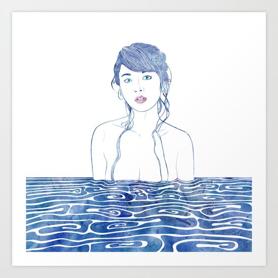 Water Nymph LXXI Art Print