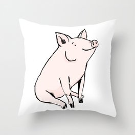 Pig Throw Pillow