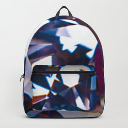 Bejeweled Backpack | Shining, Reflection, Holographic, Digital, Color, Light, Digital Manipulation, White, Iridescent, Refracted 
