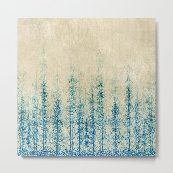 Winter Woods Metal Print