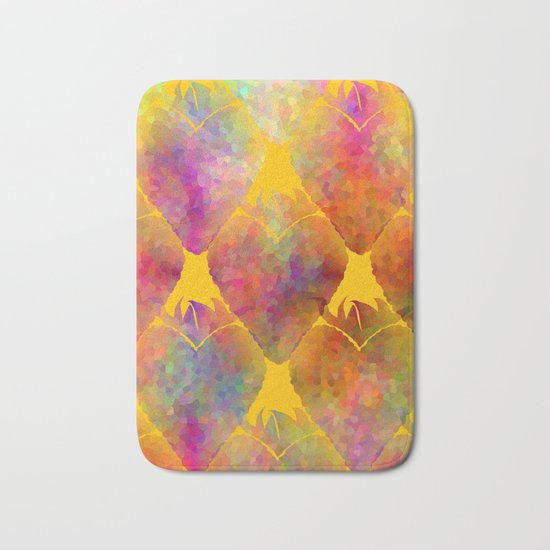 Berry Hearts Bath Mat