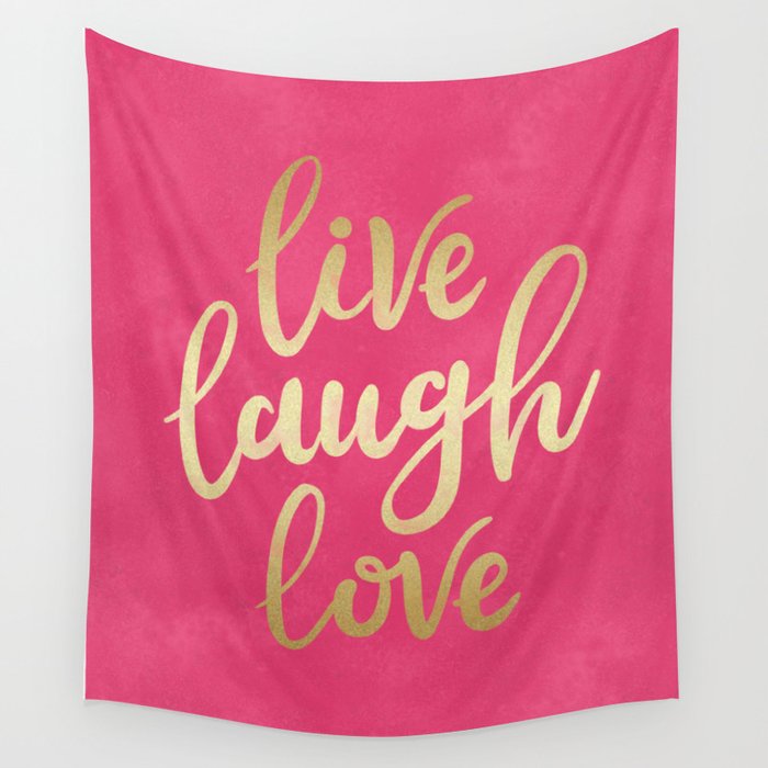 Live laugh love tapestry outlet