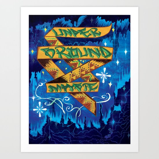 Underground Magic Art Print