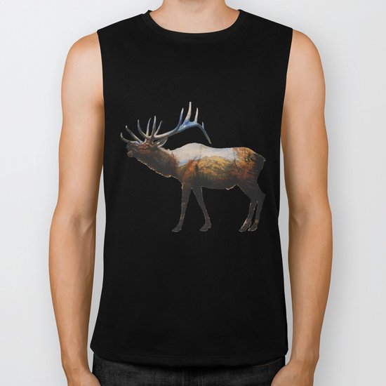 The Rocky Mountain Elk Biker Tank