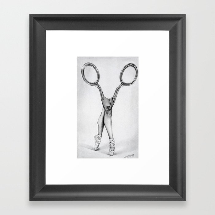Scissors Framed Art Print