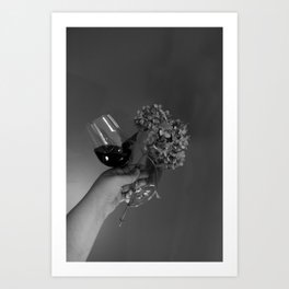 wine break Art Print