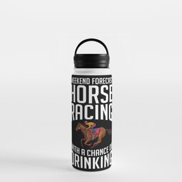 Horse Racing Race Track Number Derby Water Bottle