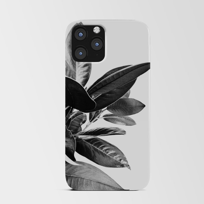 Grandiflora II - bw iPhone Card Case