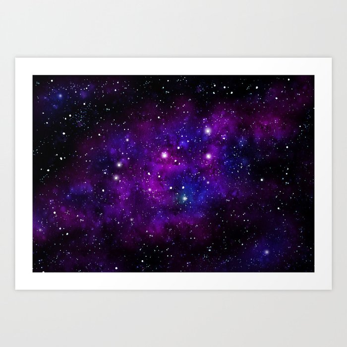 Madeleine Nebula Art Print