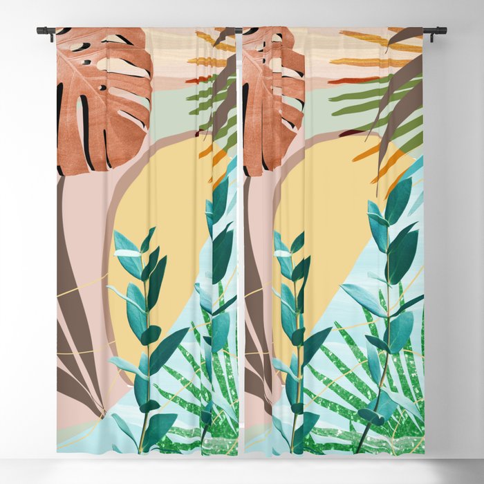 Eucalyptus Tropical Summer Oasis #2 #tropical #wall #art #society6 Blackout Curtain