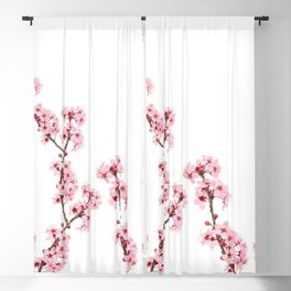 Cherry Blossoms Blackout Curtain