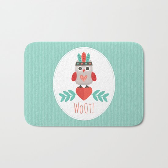 HIPSTER OWLET Bath Mat