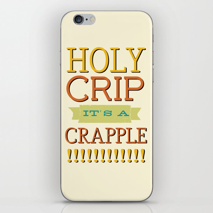 Holy Crip It's A Crapple! iPhone Skin