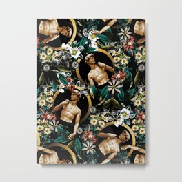 Michelangelo Buonarroti - David Metal Print | Pattern, Nature, Print, Painting, David, Botanical, Forest, Statue, Garden, Michelangelo 