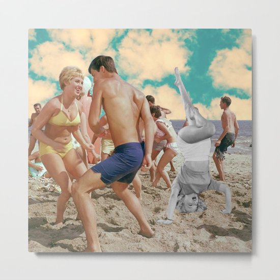 "Beach Blanket Bong Out" Metal Print