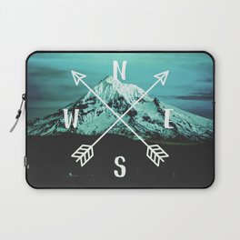 Turquoise Mountain Compass Laptop Sleeve