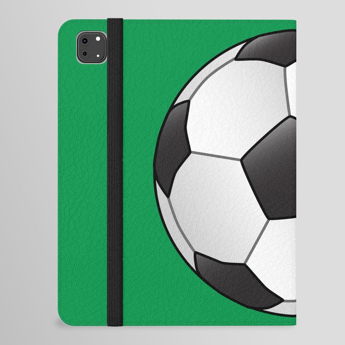 Football With Green Background iPad Folio Case