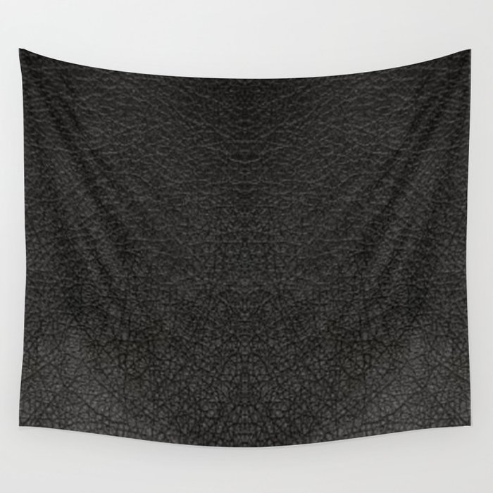 Black Leather's Digital Print Wall Tapestry