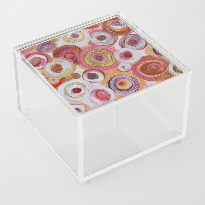 Full Circle Abstract Acrylic Box