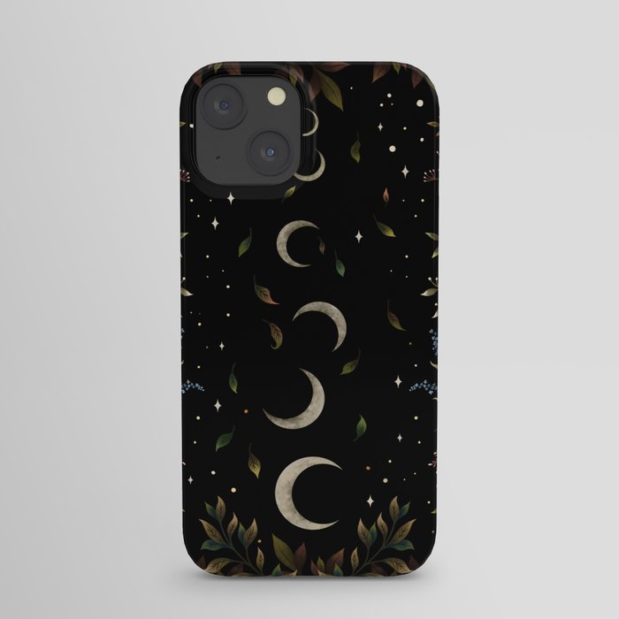 Crescent Moon Garden iPhone Case