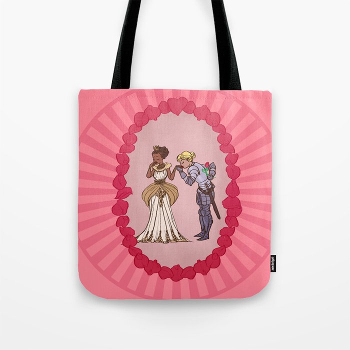 The Queen and Her Knight Tote Bag
