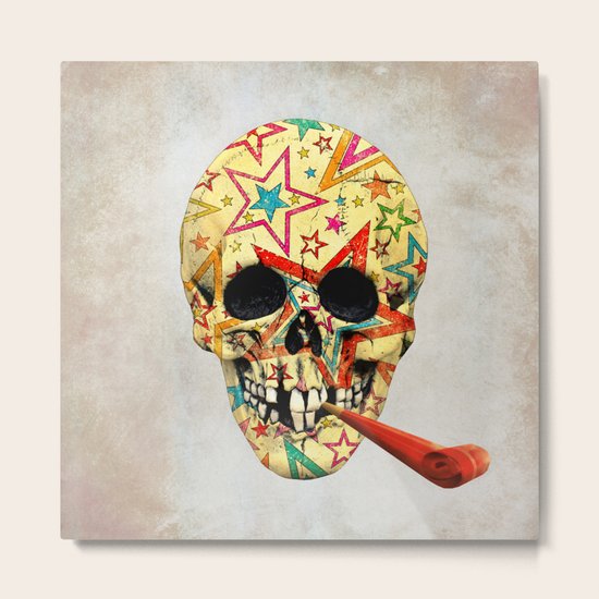 skull Metal Print