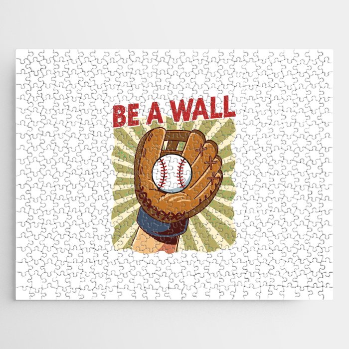 Be A Wall Baseball Catcher Jigsaw Puzzle