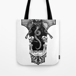 Skulls and Snakes Tote Bag