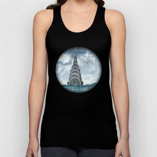 above the water line Unisex Tank Top