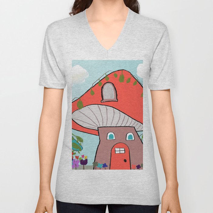 My Mushrooms V Neck T Shirt