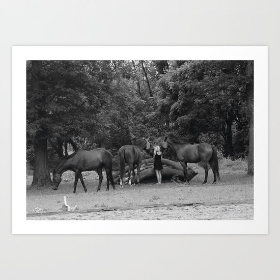 Surrounded Art Print