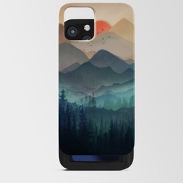 Wilderness Becomes Alive at Night iPhone Card Case
