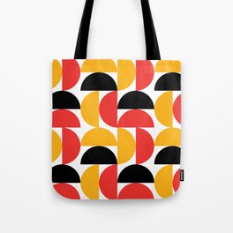Colorful Semicirles Geometric Pattern Tote Bag