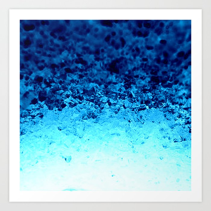 Blue Crystal Ombre Kunstdrucke Blue Crystal Ombre Kunstdrucke