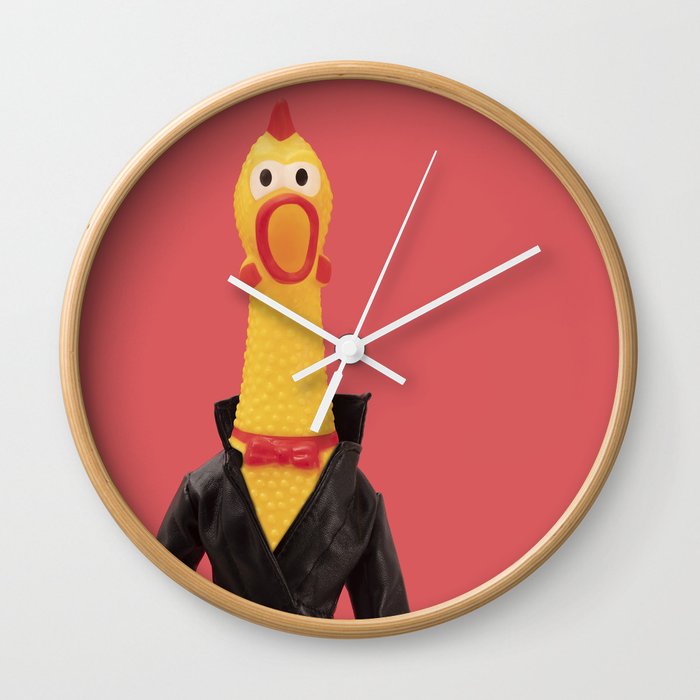 Rocker chick Wall Clock