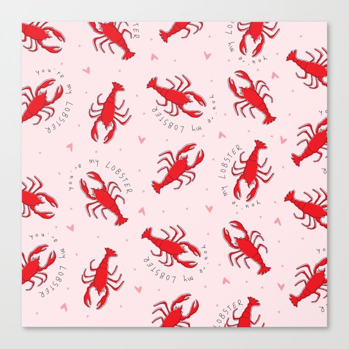 Lobster Love Canvas Print