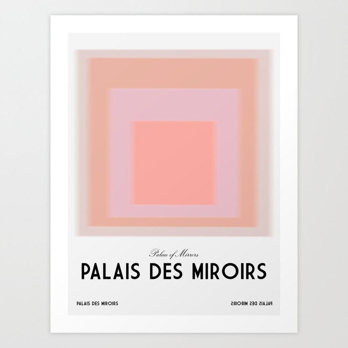 palace of mirrors Art Print