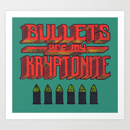 Kryptonite (alternate) Art Print
